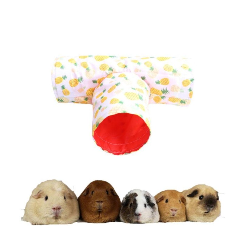 Small Animals Collapsible Gerbil Rat Tubes Guinea Pig Tunnels Hamster Tunnel Pet Game Tunnels