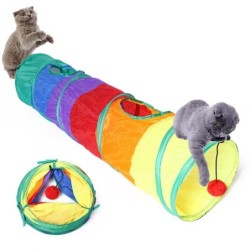 Cat Tunnel Tube Funny...