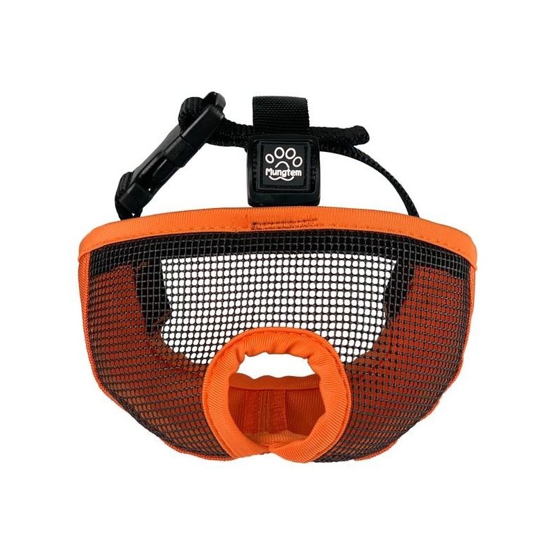 Mentem Brachycephalic Maulkorb für Hunde S Mesh-Typ, orange, 1 Stück