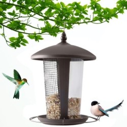 Metal Bird Feeder 2-in-1...