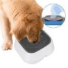 Langsamer Wasserspender, Hundebedarf, schwimmender Napf, Überlaufschutz, Wassernapf für Katzen und Hunde, 1,5 l, Trinkbrunnen