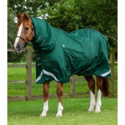 Wasserdichte Outdoor-Decke mit Halsteil Premier Equine Buster Storm Classic 220 g