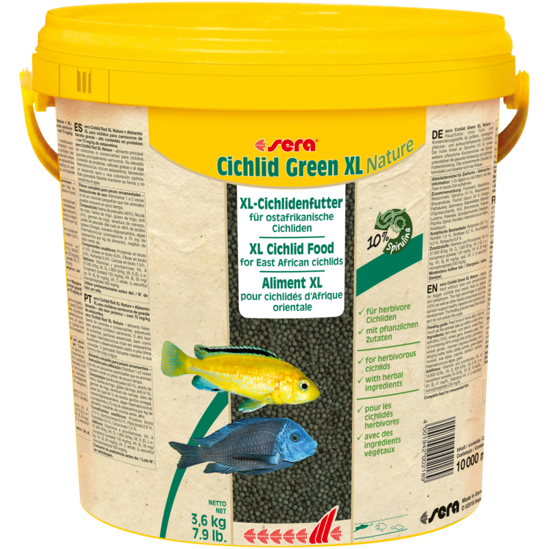 Sera Cichlid Green XL Nature - 10L