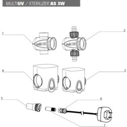 Aquael Ersatzlampe 3W für...