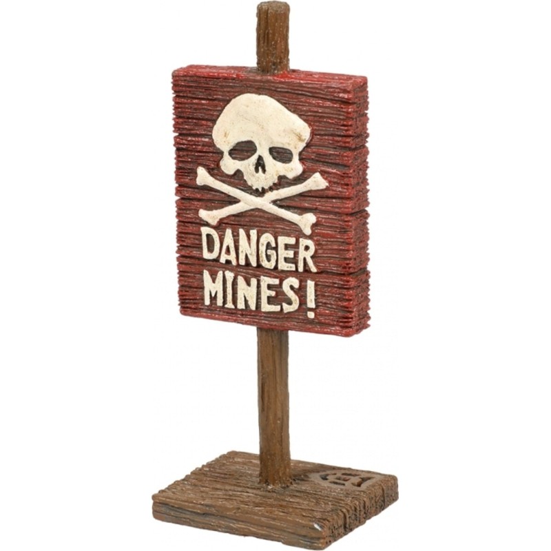 Europet Aqua della Warnschild Danger Mines - 1 Stk