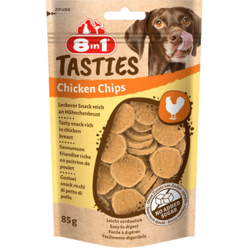 8in1 Tasties Chicken Chips - 85 g