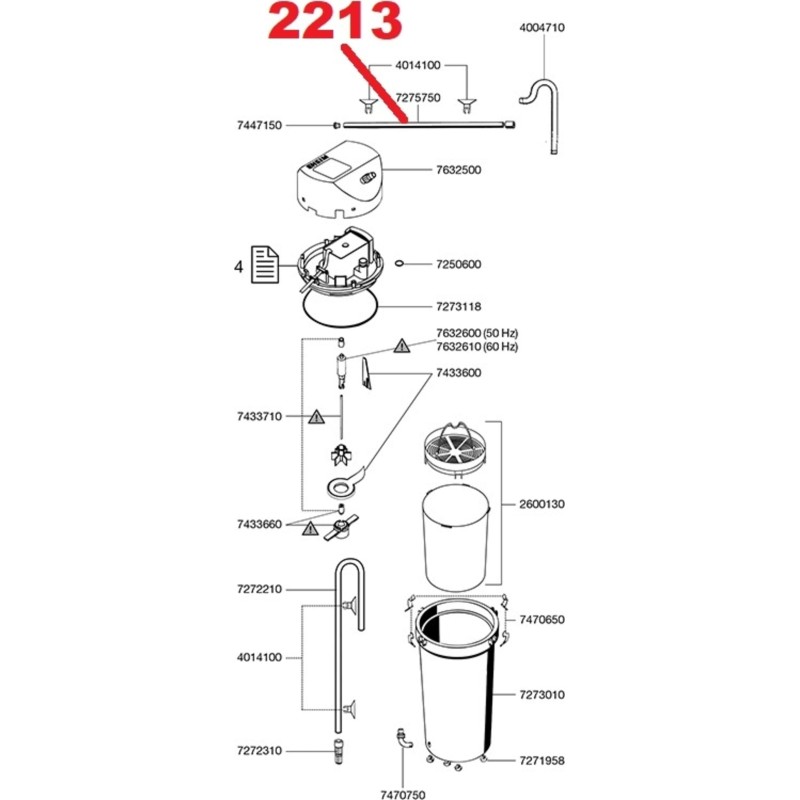 Eheim Düsenrohr - 2213