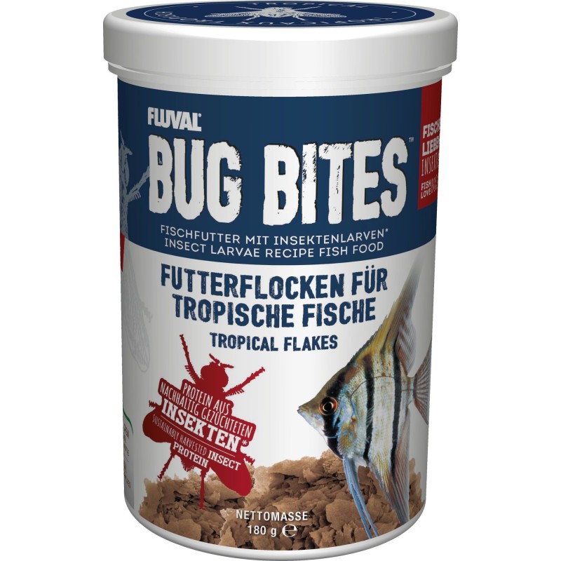 Fluval Bug Bites Tropical Flakes - 1000 ml