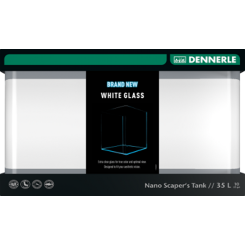 Dennerle Nano ScapersTank Weißglas - 35 L