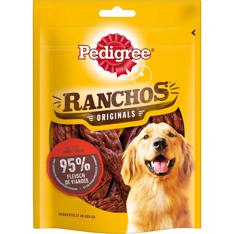 Pedigree Ranchos mit Rind - 70 g