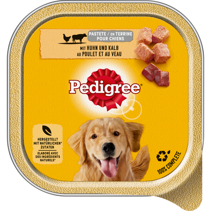 Pedigree Schale Adult - Huhn und Kalb