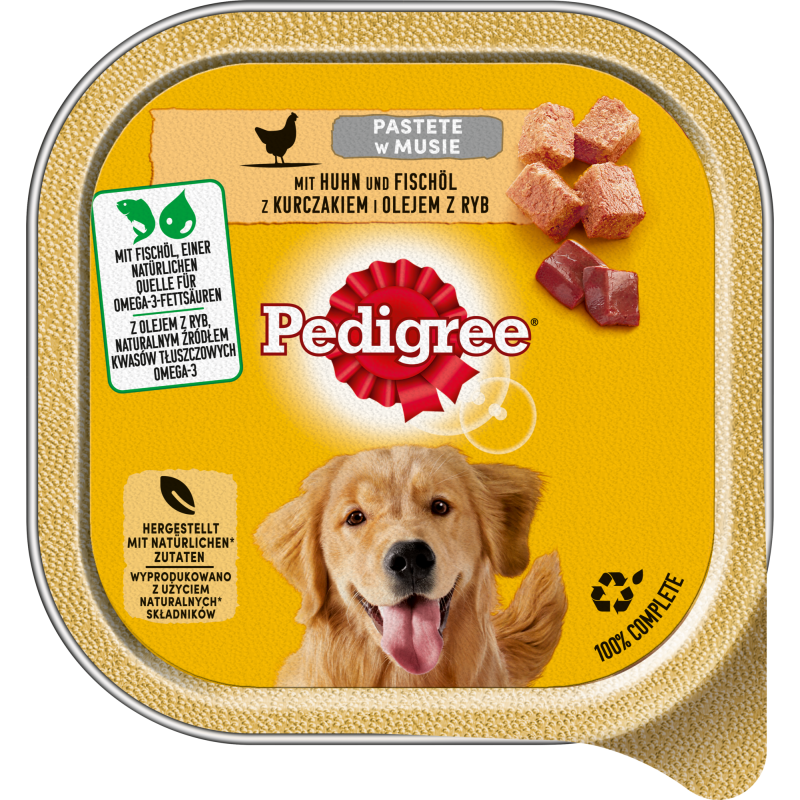 Pedigree Schale Extra Vital Huhn - Fischöl