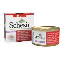 Schesir Dose Natural 85g - Thunfisch und Rind