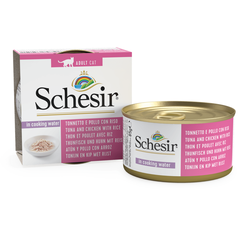 Schesir Dose Natural 85g - Thunfisch und Huhn