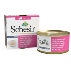 Schesir Dose Jelly 85g - Hühnerfilet und Schinken