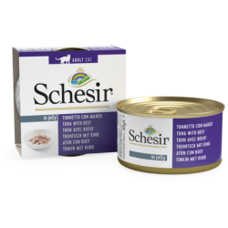 Schesir Dose Jelly 85g - Thunfisch und Rind