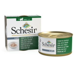 Schesir Dose Jelly 85g - Thunfisch und Huhn