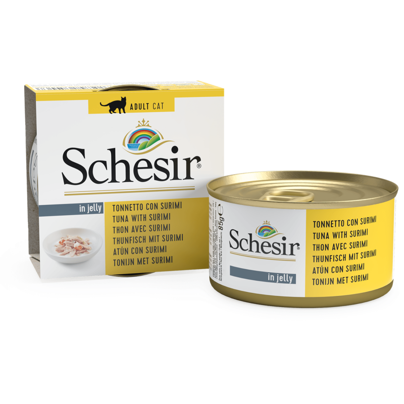 Schesir Dose Jelly 85g - Thunfisch und Surimi