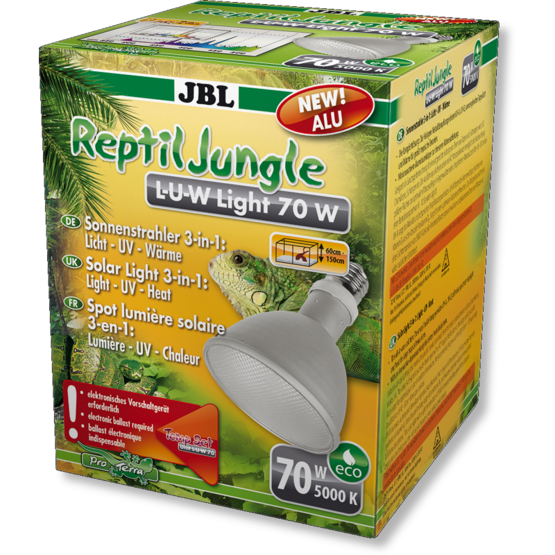 JBL ReptilJungle L-U-W Light alu 70W + - 1 Stk