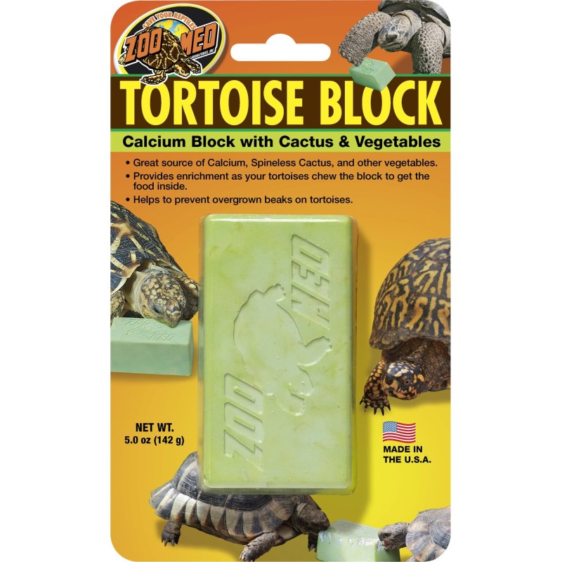 Zoo Med Tortoise Block mit Opuntia Kaktus - 1 Stk