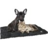 Croci Teppich FURRY Selbstheizend Schwarz 64X49 cm - 1 Stk