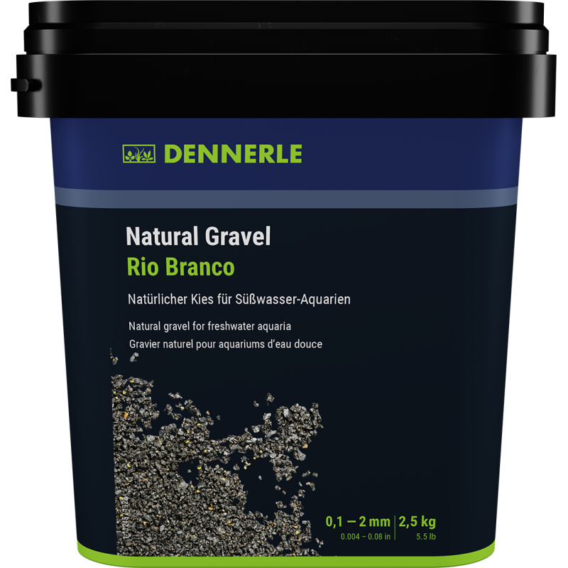 Dennerle Natural Gravel Rio Branco - 2,5 kg