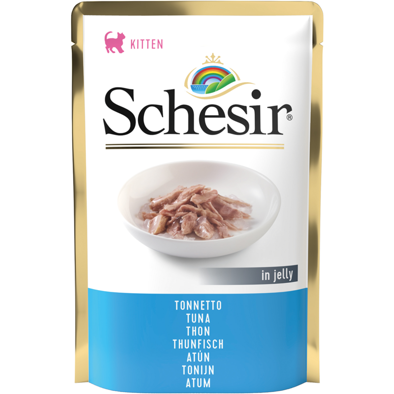 Schesir Frischebeutel Kitten 85g - Thunfisch