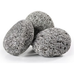 Olibetta Oli-Pebbles Dekosteine, schwarz 7-9cm - 20 kg