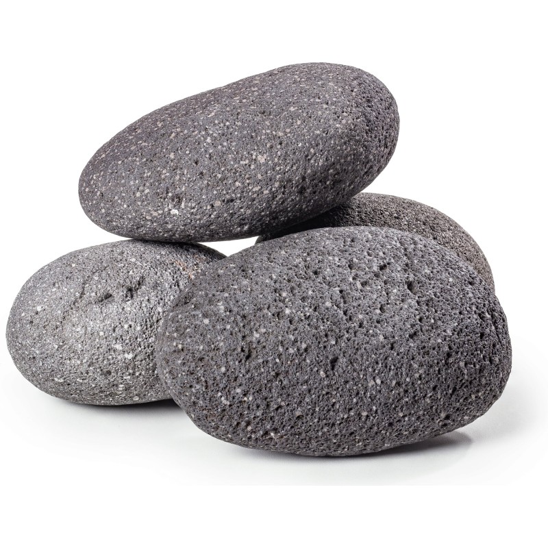 Olibetta Oli-Pebbles Dekosteine, schwarz 9-12cm - 20 kg