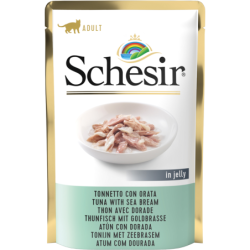 Schesir Frischebeutel 85g - Thunfisch  und Goldbrasse