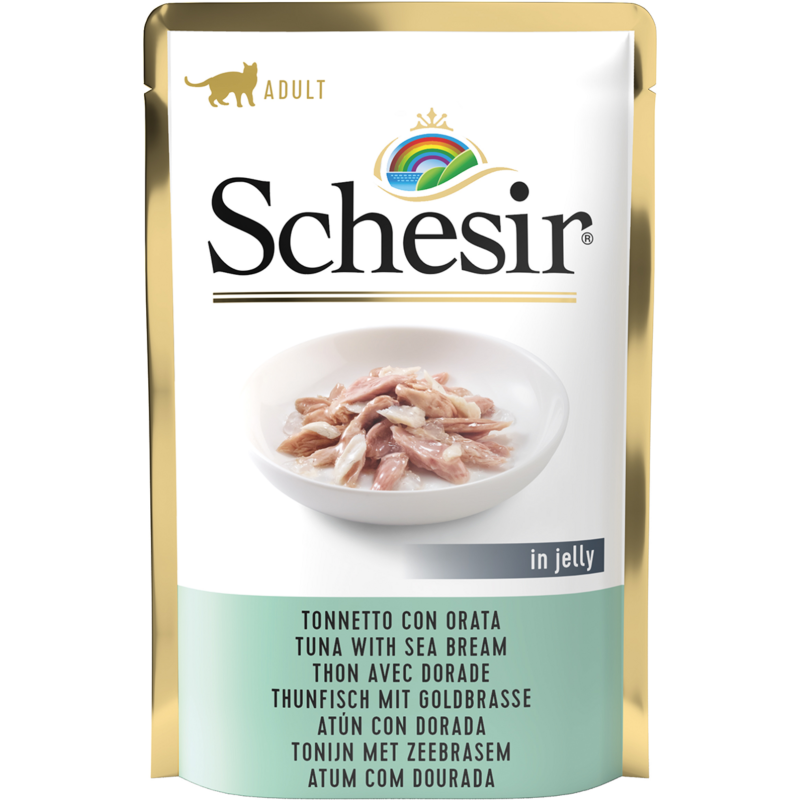 Schesir Frischebeutel 85g - Thunfisch  und Goldbrasse