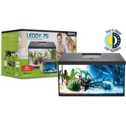 Aquael Aquarienset LEDDY Day&Night 75 2.0 - schwarz