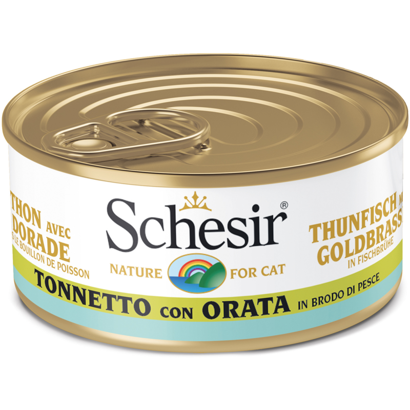 Schesir Brühe 70g - Thunfisch und Goldbrasse