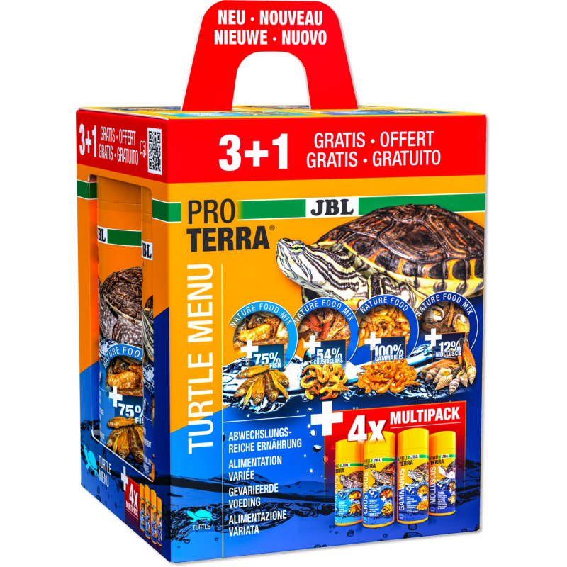 JBL PROTERRA TURTLE Menu 3+1 - 1.000 ml