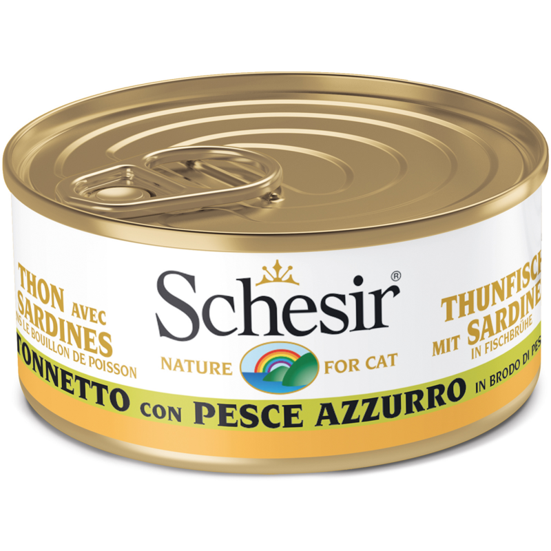 Schesir Brühe 70g - Thunfisch und Sardine