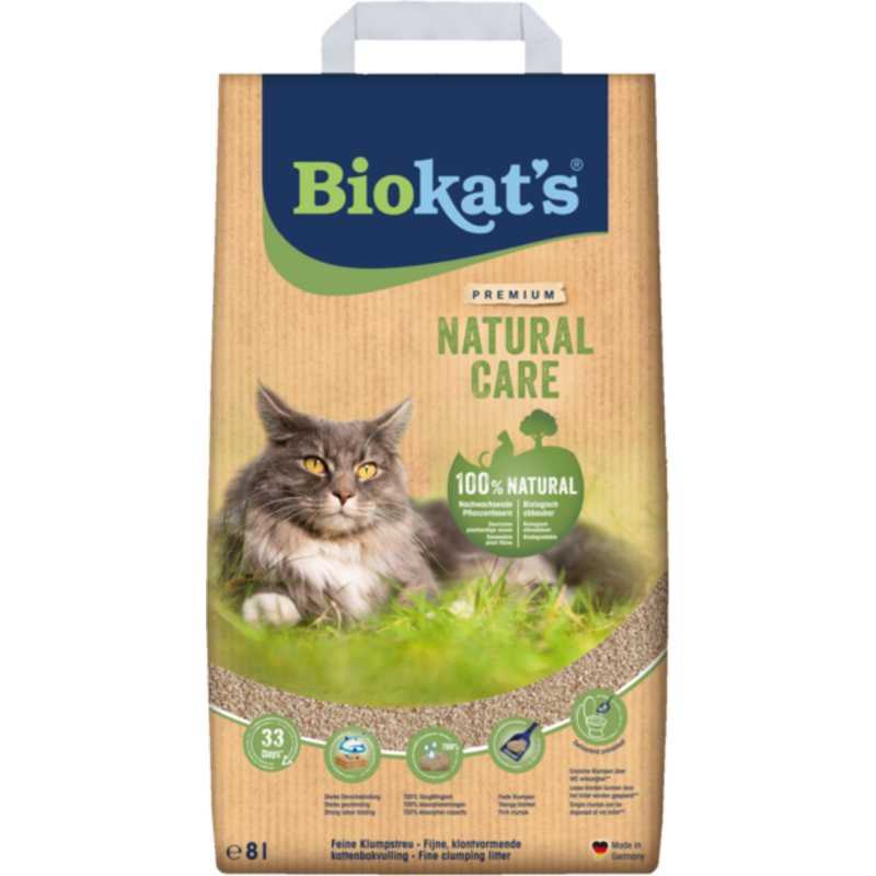 Biokat's Katzenstreu Natural Care - 8 l