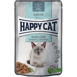 Happy Cat Meat in Sauce Magen und Darm Frischebeutel - 85 g