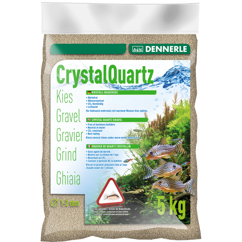 Dennerle Kristall-Quarzkies Naturweiß - 5 kg