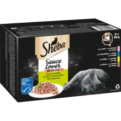 Sheba Sauce Lover in Sauce Feine Vielfalt 8x85g - 680 g