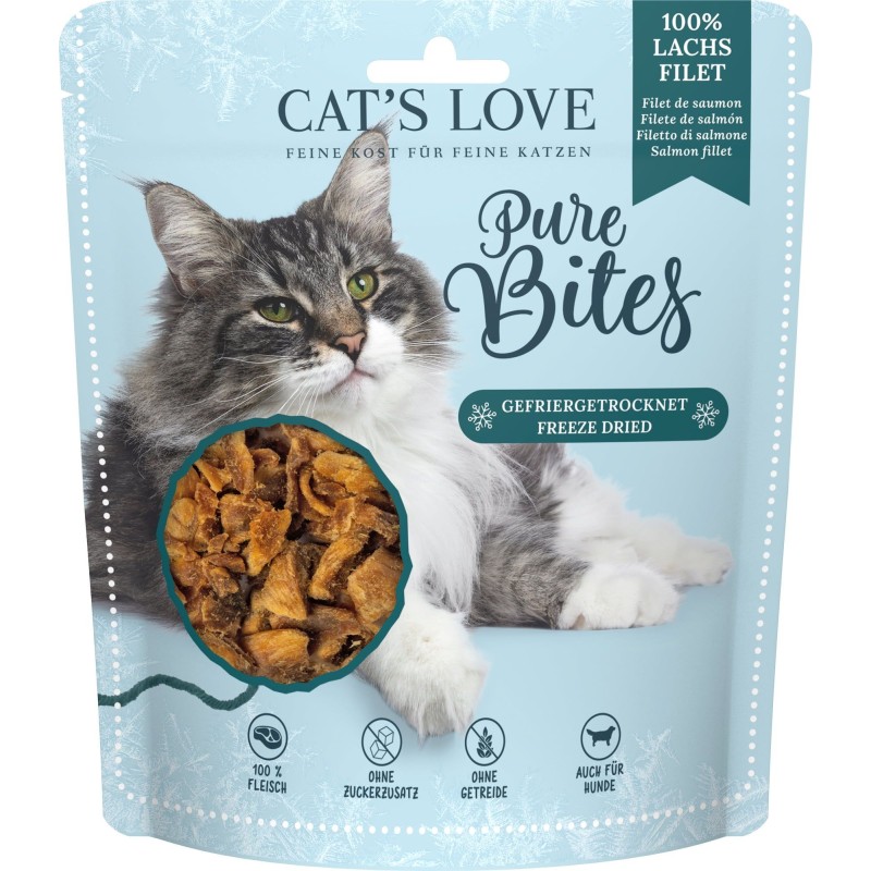 CAT's LOVE Pure Bites Lachsfilet - 50 g