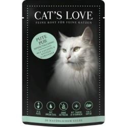 CAT's LOVE Katzen Nassfutter ADULT PUTE PUR - 85 g