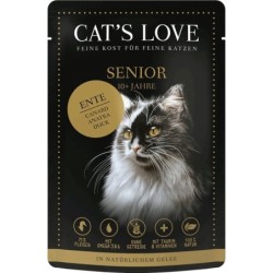 CAT's LOVE Katzen Nassfutter "Senior Ente" - 85 g