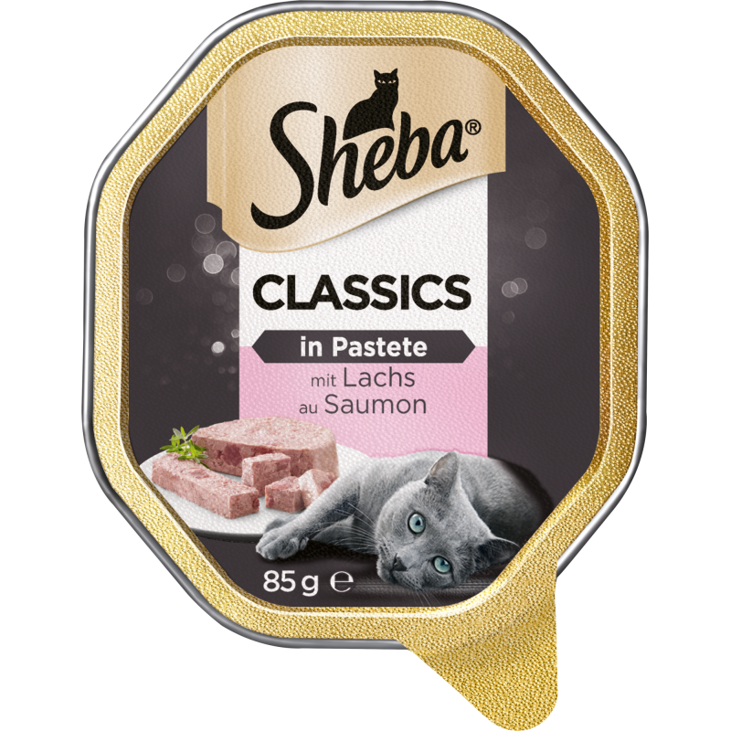 Sheba Schale Classics in Pastete mit Lachs MSC - 85 g