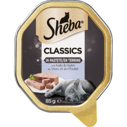 Sheba Schale Classics in Pastete mit Kalb & Huhn - 85 g