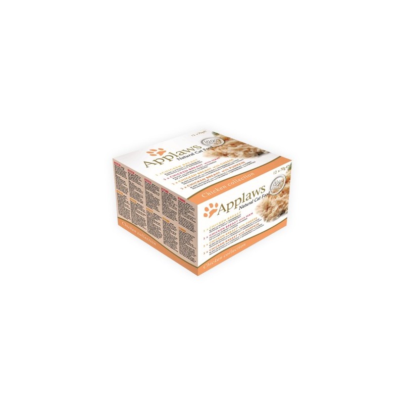 Applaws Chicken Collection Katzenfutter - Dosen - 12 x 70 g