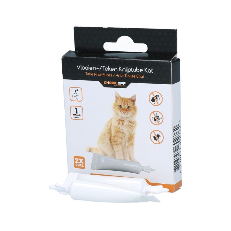 Knock Off Floh- und Zeckenpipette Katze - 2 Stück