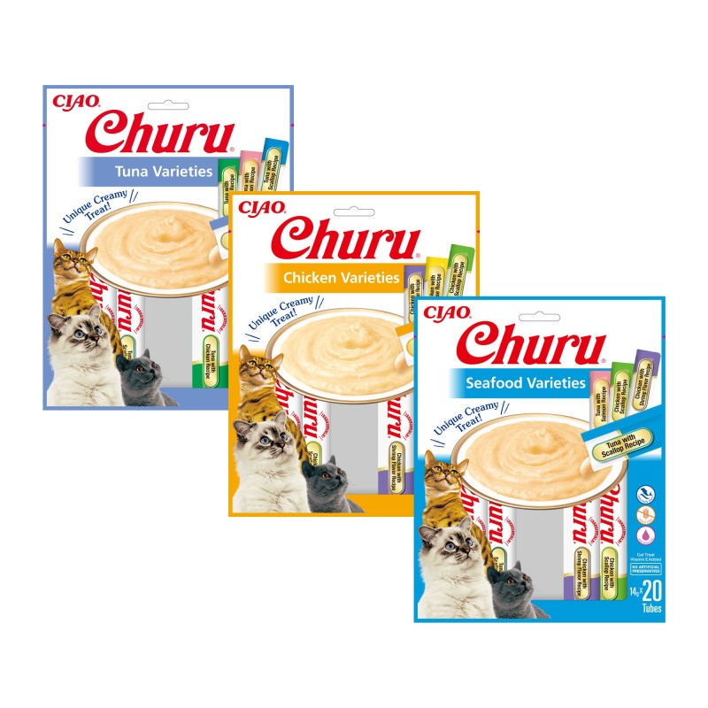 Inaba Churu Multipack - Meeresfrüchte - 20 Stück