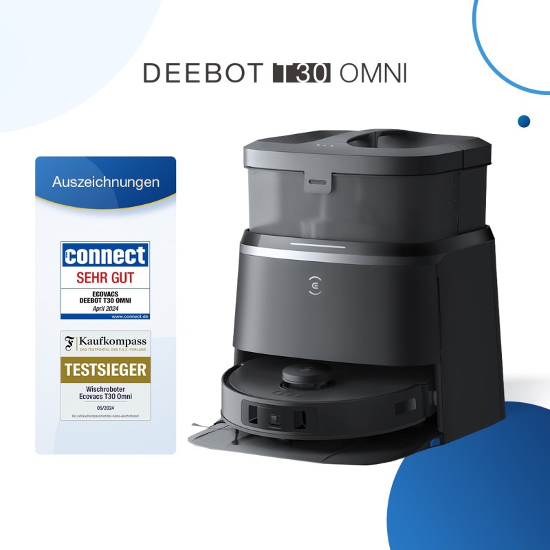 DEEBOT T30 OMNI Schwarz