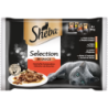 Sheba Frischebeutel Pack Selection in Sauce Herzhafte Komposition 4x85g - 340 g