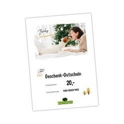 Geschenk-Gutschein zum Ausdrucken, Frohe Weihnachten